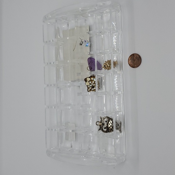 Bino lipstick Junkie 24 Compartment Acrylic Lipstick Polish Organizer Trinkets - Picture 3 of 4